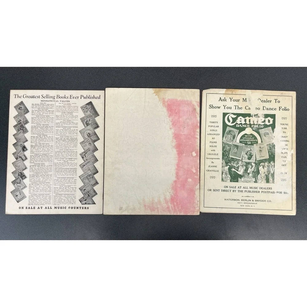 Lot of 15 Sheet Music Pieces Cover Art Musicals Movies Crafts Scrapbooking